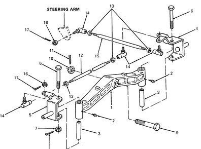 Front Axle And Connections Diagram and Parts List for 1811 1812-756300-799999-146782100-146784100-147660100-147670100-147720100-148660100-148670100-149660100-149670100 Cub Cadet Lawn Tractor